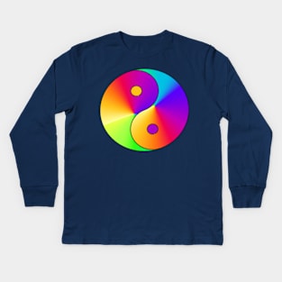 Yin Yang V5 Kids Long Sleeve T-Shirt